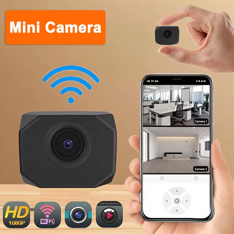 Smart Home Internet - كاميرا أمان WiFi بدقة 4K للمنزل،