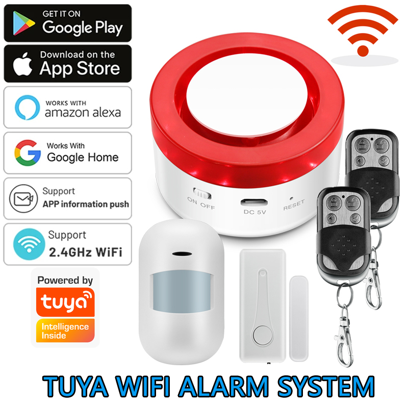 Smart Home Automation System - واي فاي تويا نظام إنذار المنزل
