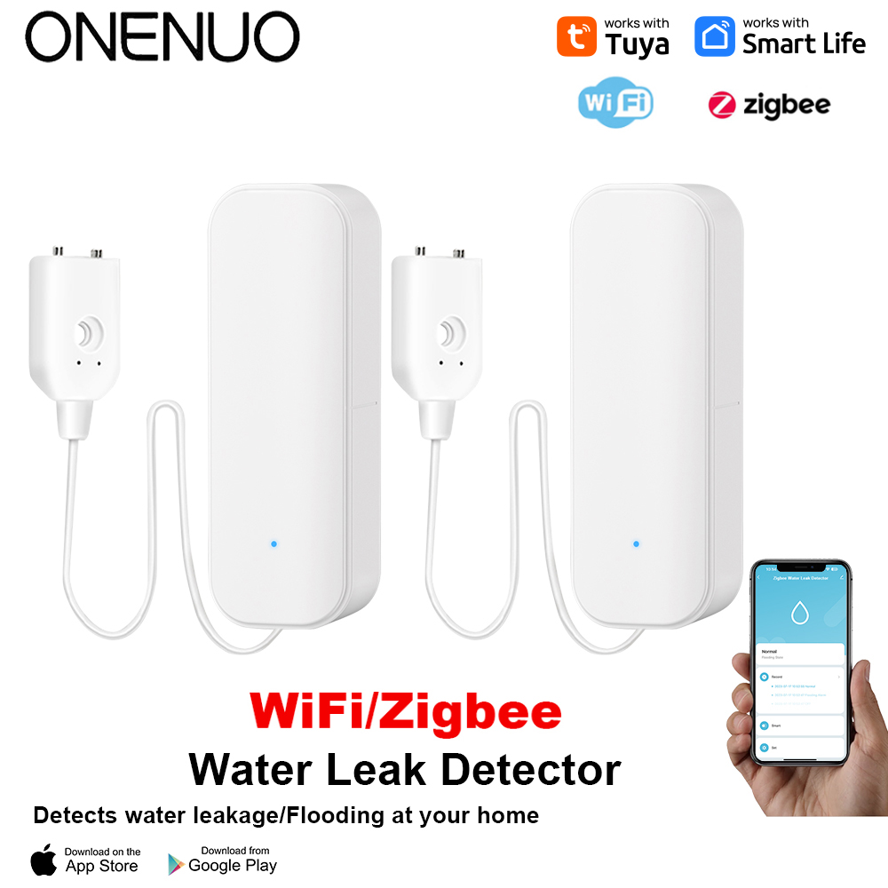 Smart Home Automation System - واي فاي/زيجبي استشعار المياه تويا تسرب