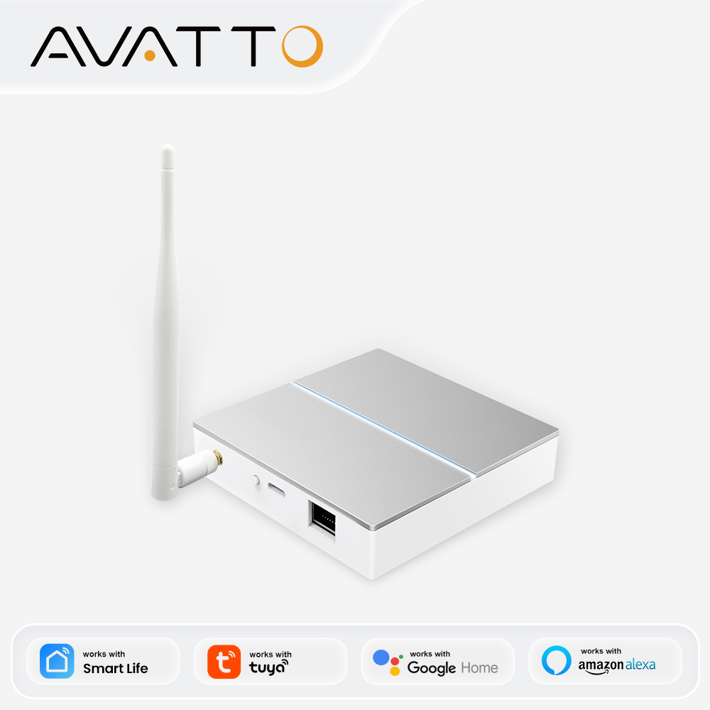 Smart Home Hub Ikea - بوابة AVATTO Tuya ZigBee مع هوائي