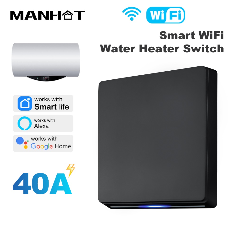 Smart Home Internet - مفتاح سخان المياه الذكي MANHOT بتقنية