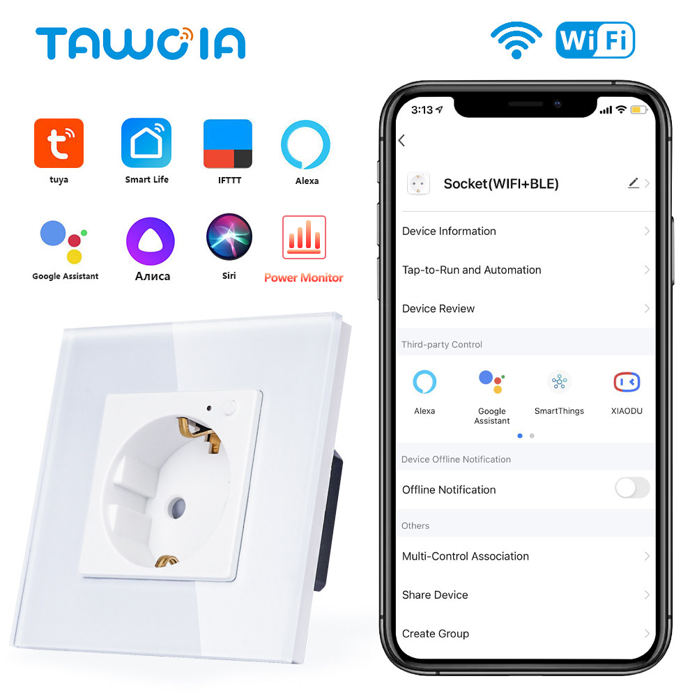 Smart Home For Windows - TAWOIA Wifi مقبس الحائط الاتحاد الأوروبي