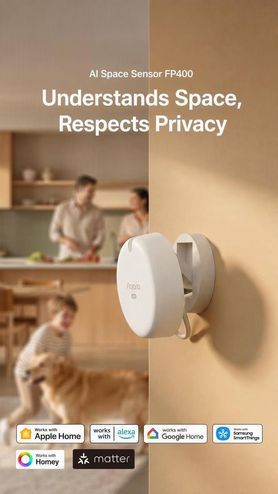 Smart Home For Windows - مستشعر وجود Aqara FP400 AI بتقنية