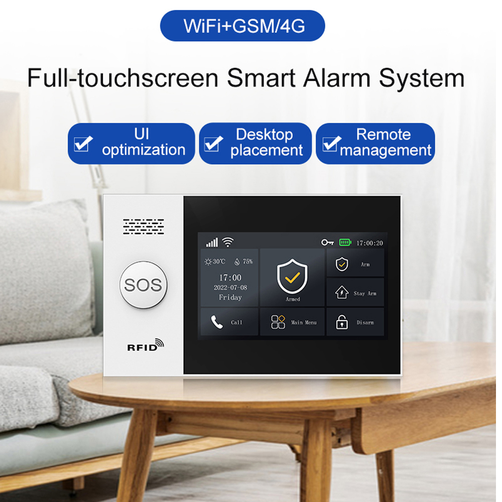 جهاز إنذار المنزل الذكي PGST10 - مراجعة Smart Home Automation System وسعره