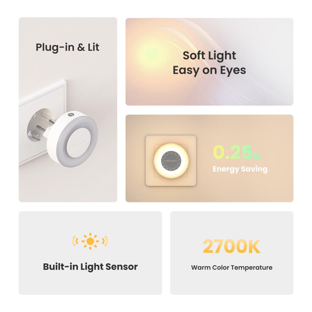 Yeelight المكونات في ضوء الاست - مراجعة Smart Home Xiaomi وسعره