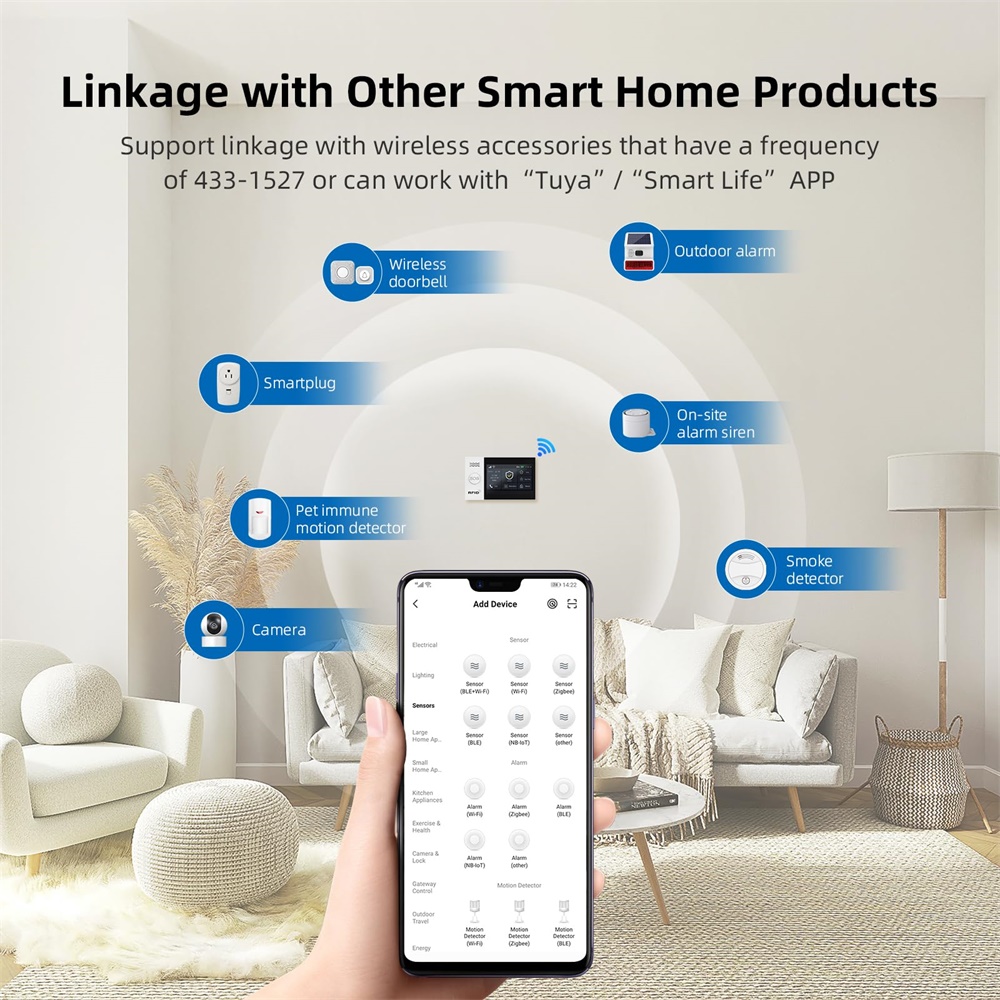 نظام إنذار ذكي بتقنية واي فاي  - مراجعة Smart Home Automation System وسعره