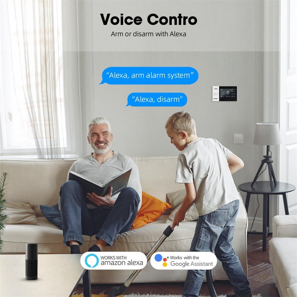 نظام إنذار ذكي بتقنية واي فاي  - مراجعة Smart Home Automation System وسعره