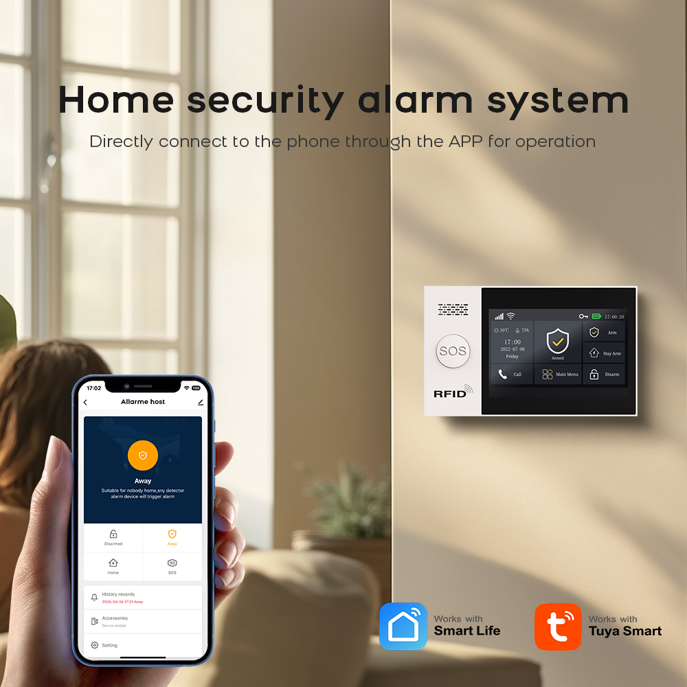 PG-107 Tuya اللاسلكية الرئيسية - مراجعة Smart Home Automation System وسعره