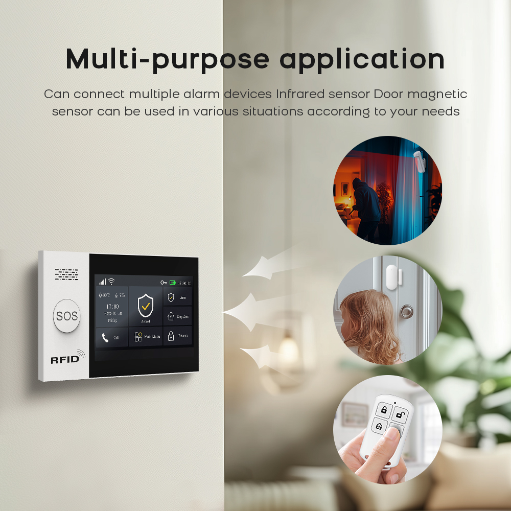 PG-107 Tuya اللاسلكية الرئيسية - مراجعة Smart Home Automation System وسعره