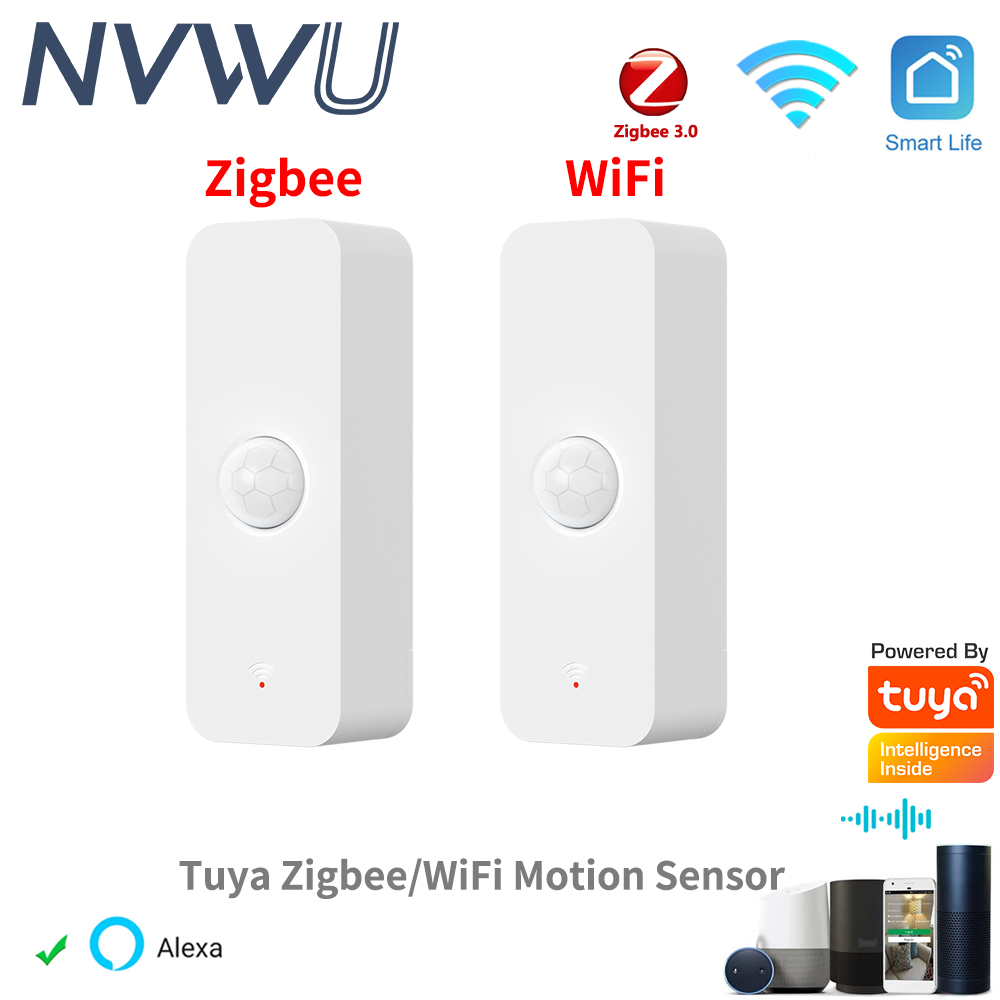Tuya WiFi Zigbee PIR محس حركة  - مراجعة Zigbee Motion Sensor وسعره