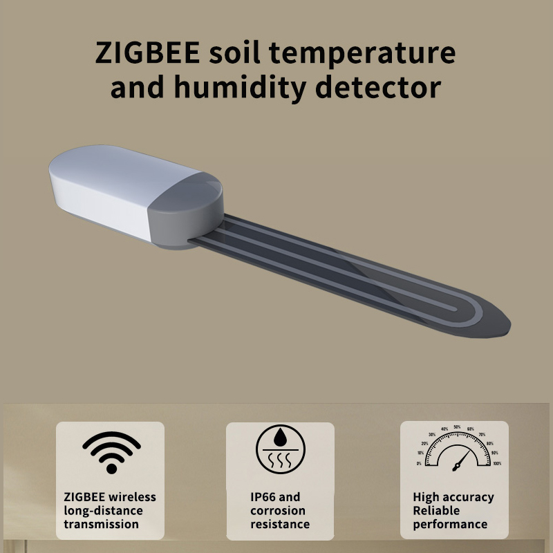 مستشعر التربة ZigBee 3.0 للكشف - مراجعة Smart Home Outdoor وسعره