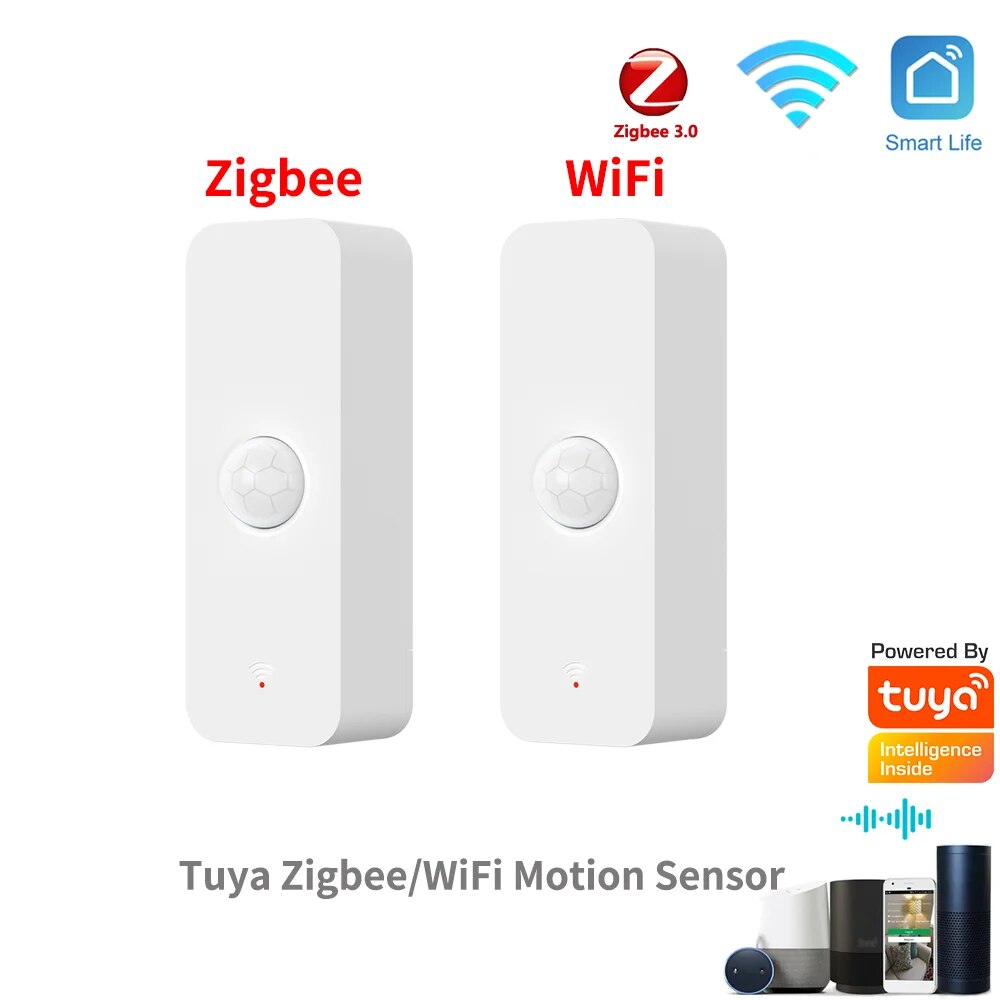 Tuya WiFi Zigbee PIR محس حركة  - مراجعة Zigbee Motion Sensor وسعره