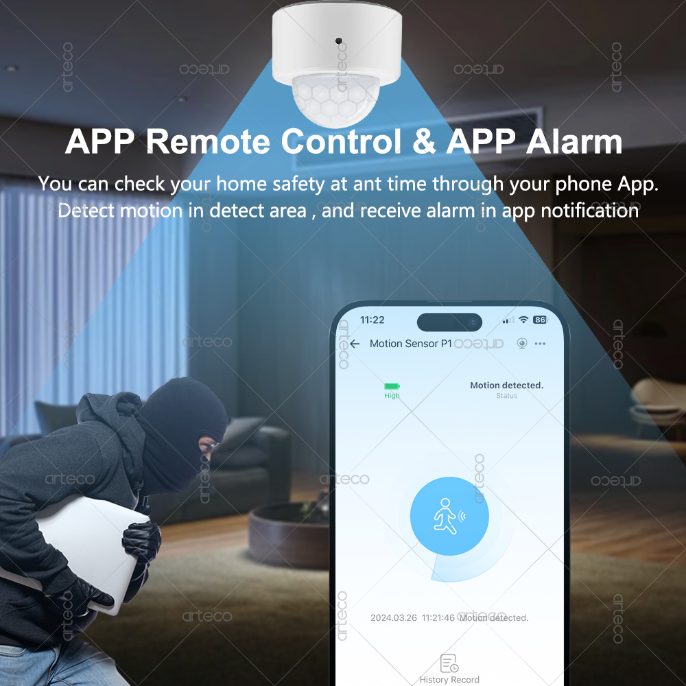 Ewelink Zigbee PIR محس حركة حر - مراجعة Zigbee Motion Sensor وسعره