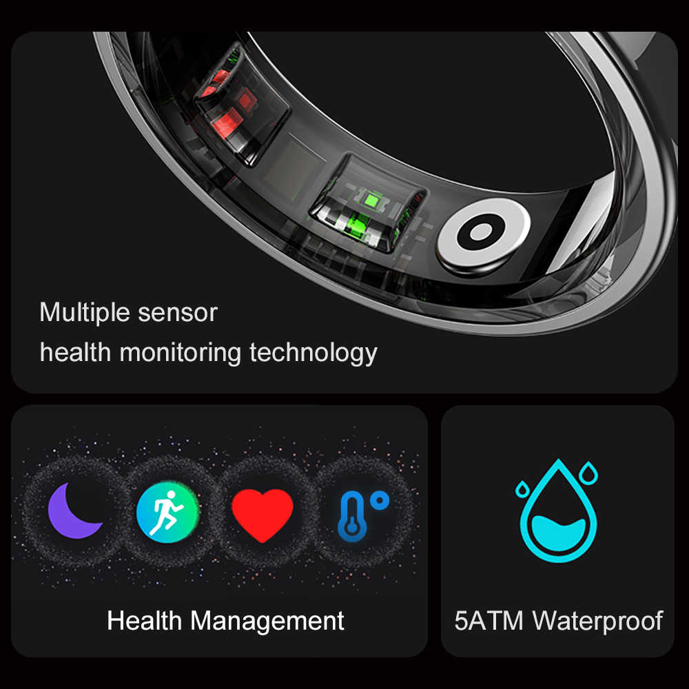 خاتم ذكي 2024 COLMI R09 للرجال - مراجعة Smart Home Trainer وسعره