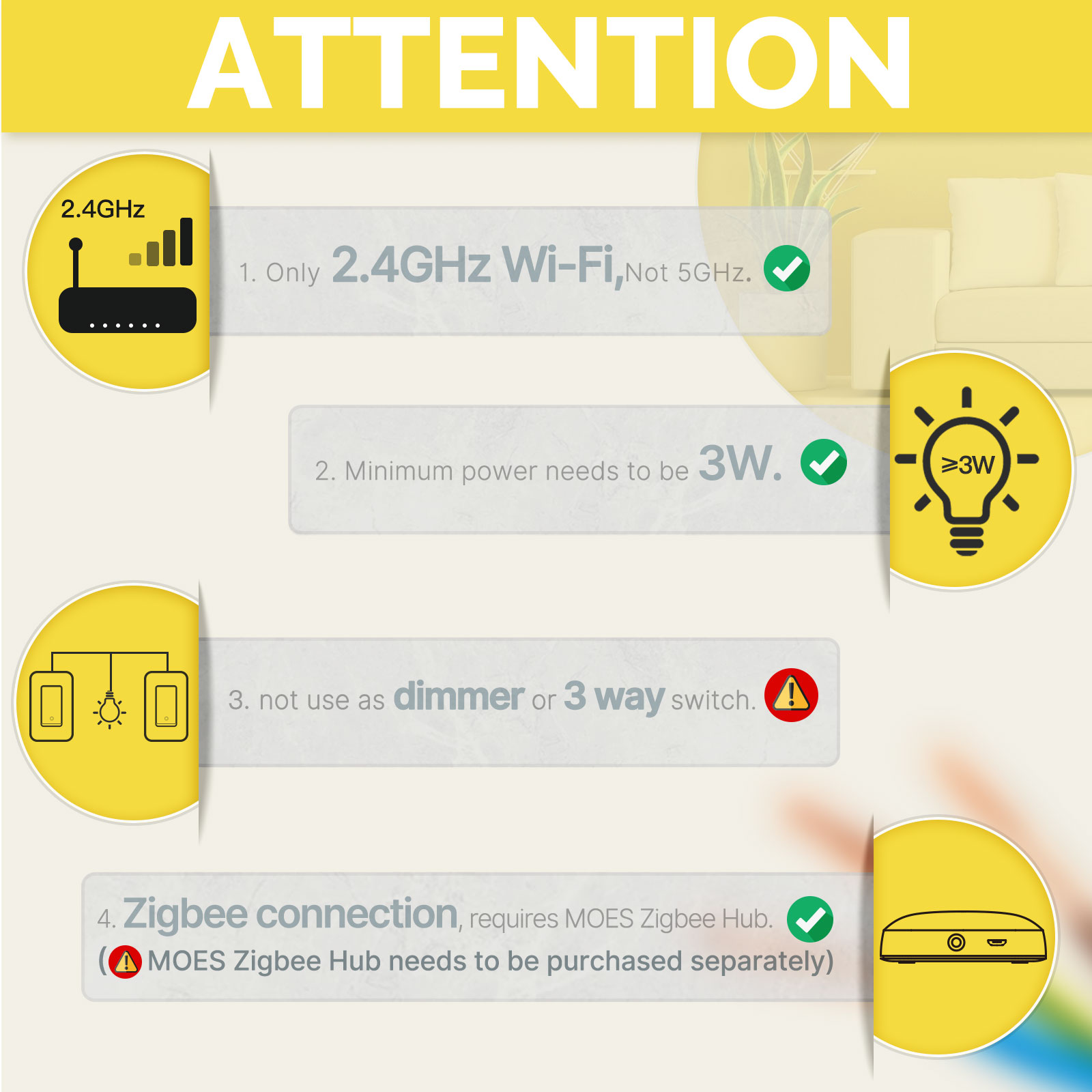مفتاح إضاءة ذكي من MOES بمعيار - مراجعة Smart Home Internet وسعره