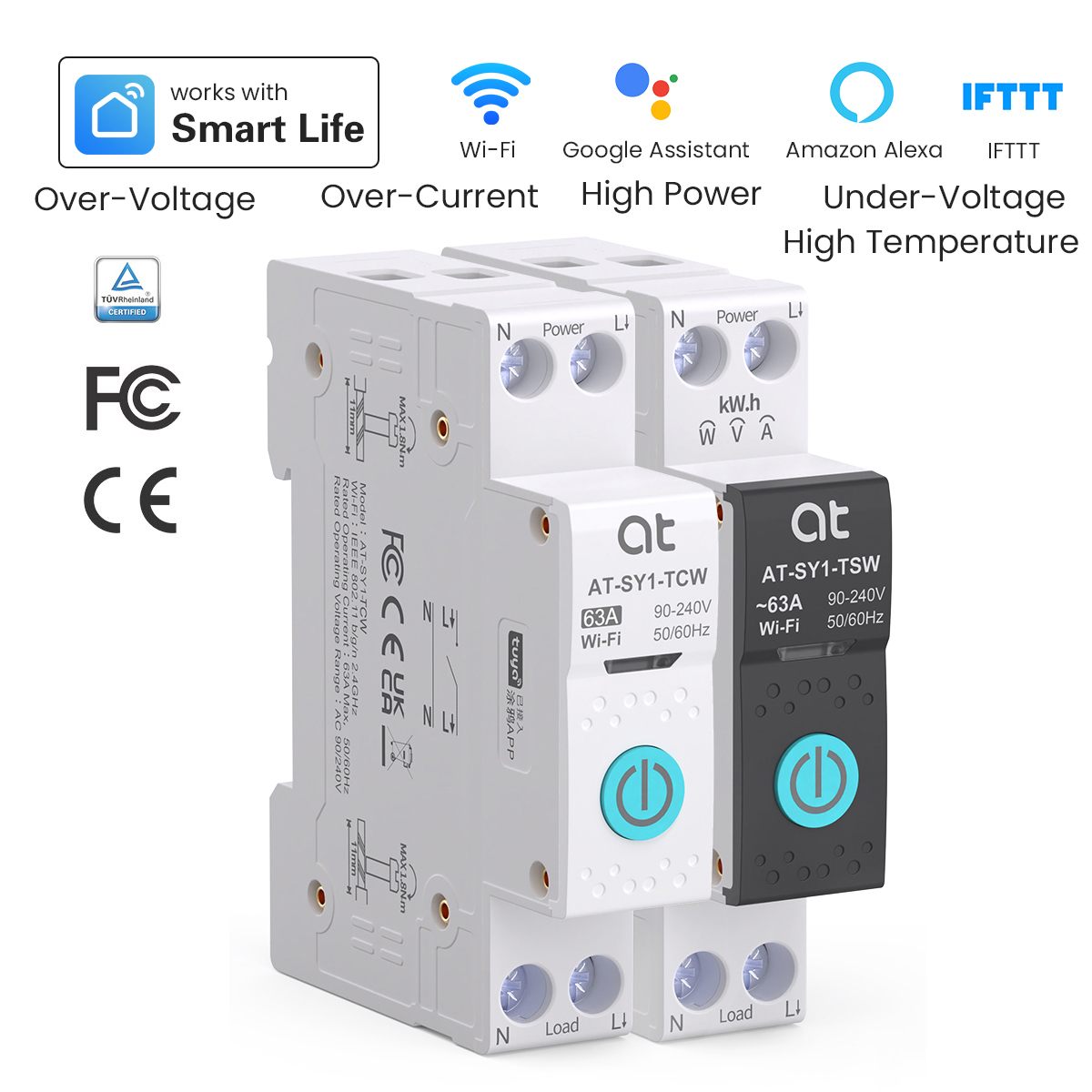 Tuya WiFi قطاع دارة ذكي 1P + N - مراجعة Smart Home Internet وسعره