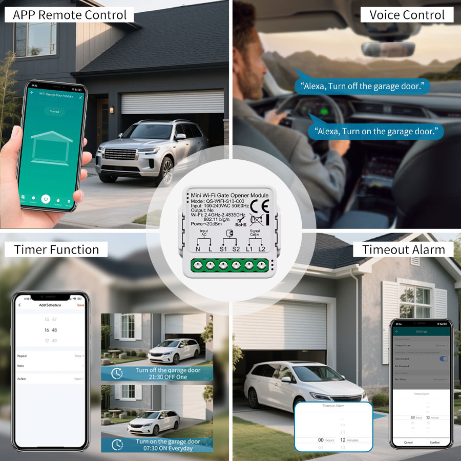 وحدة تحكم ذكية لفتح باب المرآب - مراجعة Smart Home Internet وسعره