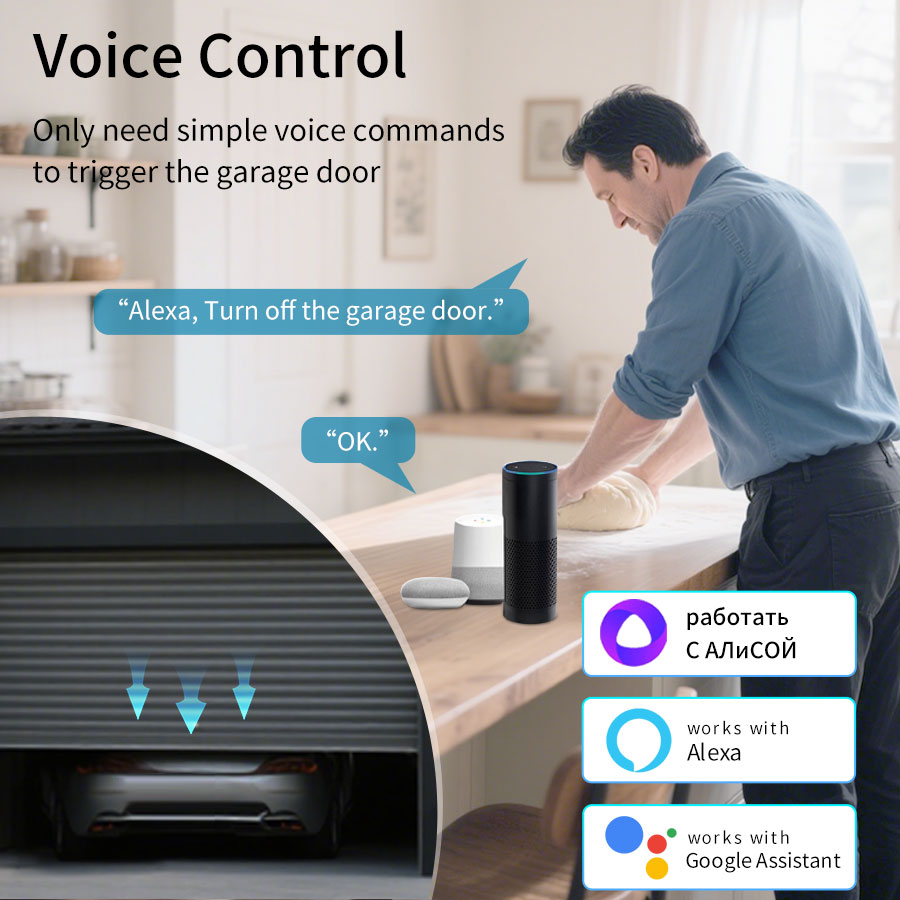 وحدة تحكم ذكية لفتح باب المرآب - مراجعة Smart Home Internet وسعره
