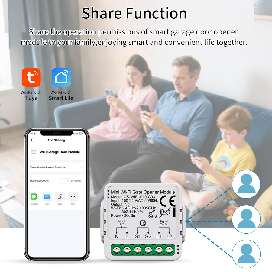 وحدة تحكم ذكية لفتح باب المرآب - مراجعة Smart Home Internet وسعره
