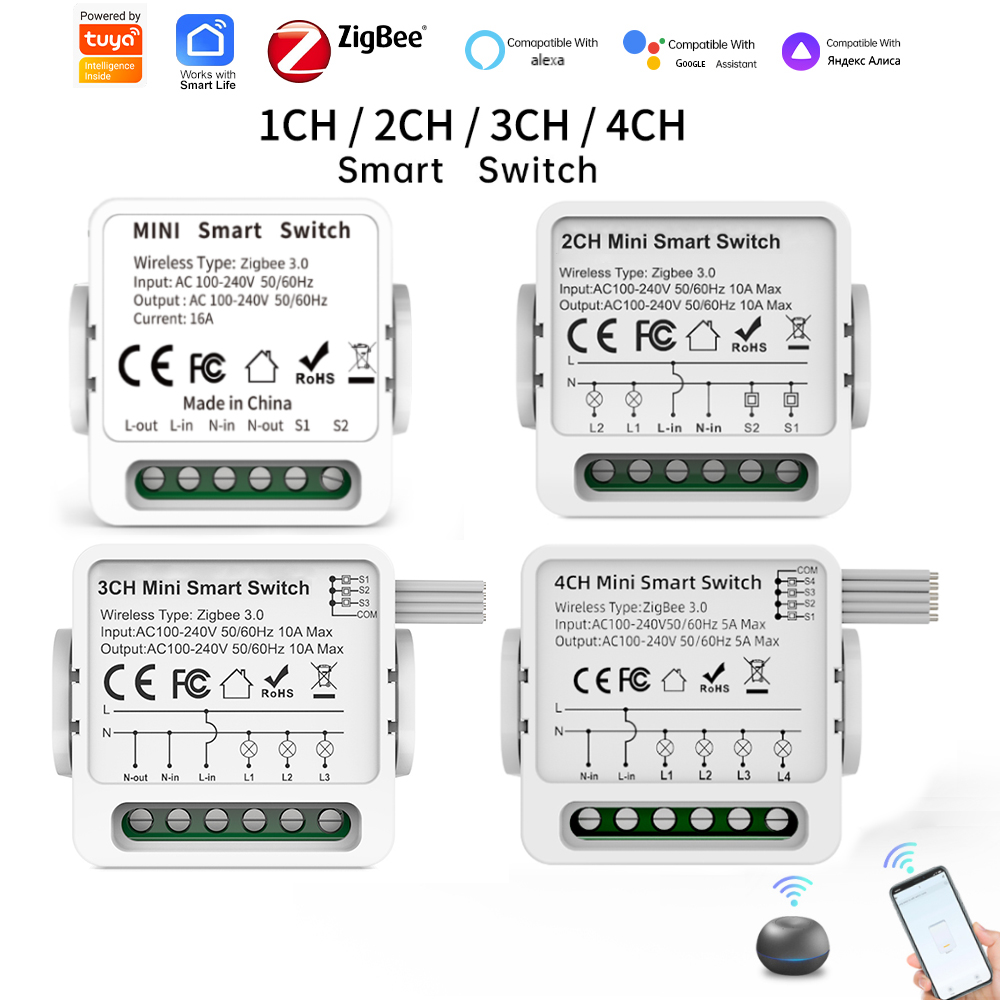 مفتاح ذكي Tuya Zigbee 3.0 بـ 1 - مراجعة Smart Home Internet وسعره