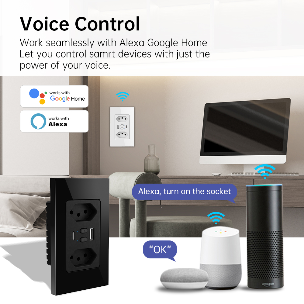 مقبس كهربائي ذكي برازيلي من MA - مراجعة Smart Home Internet وسعره