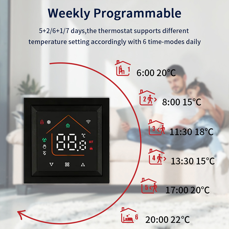 ثرموستات ذكي يعمل بالواي فاي م - مراجعة Smart Home Automation System وسعره