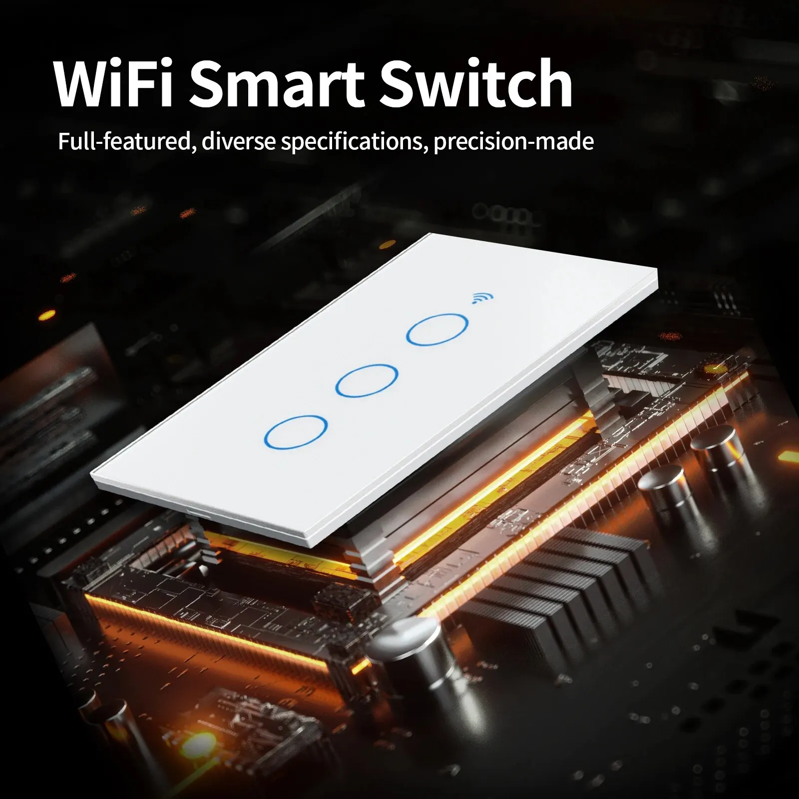 مفتاح إضاءة ذكي TNCE Tuya ، وا - مراجعة Smart Home Internet وسعره