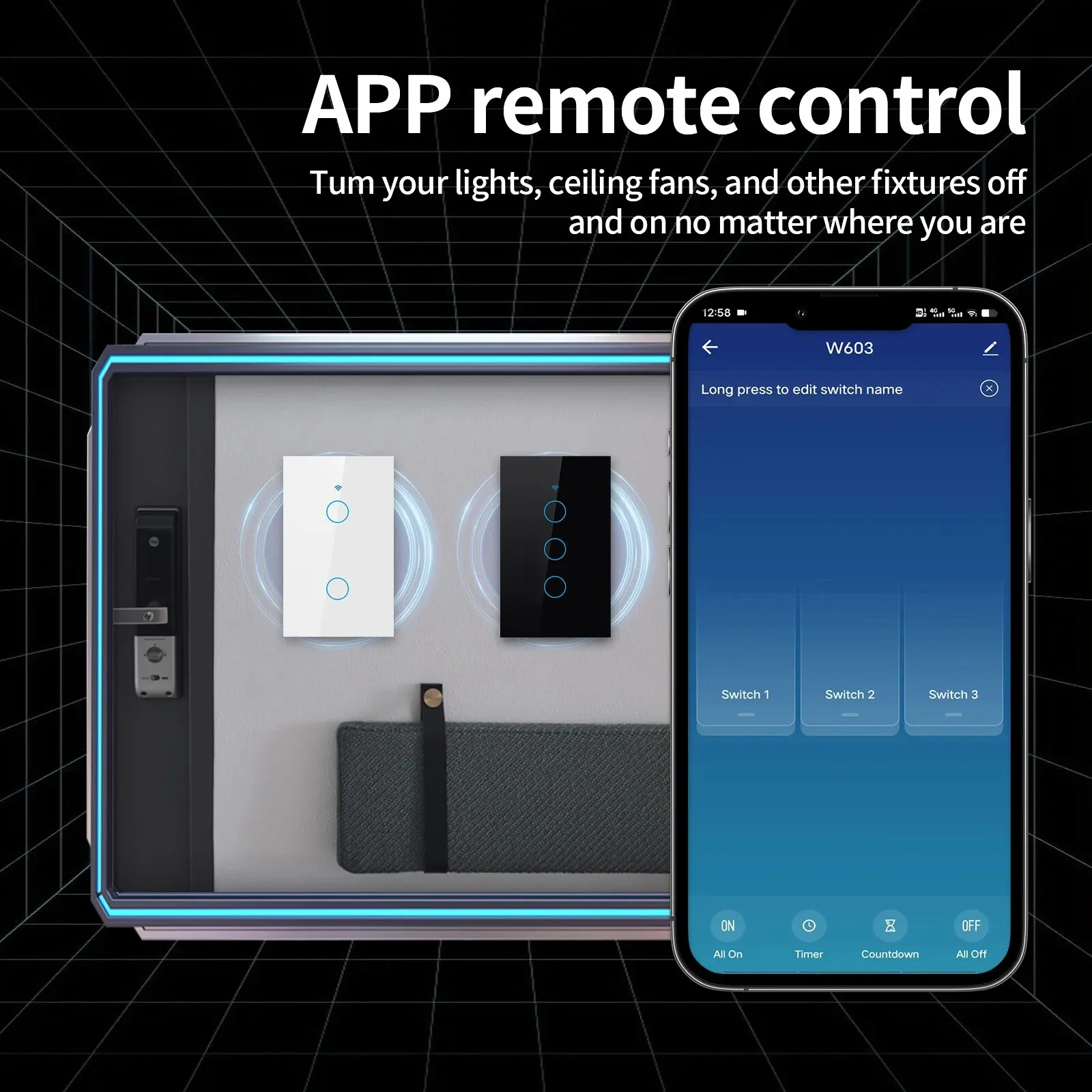 مفتاح إضاءة ذكي TNCE Tuya ، وا - مراجعة Smart Home Internet وسعره