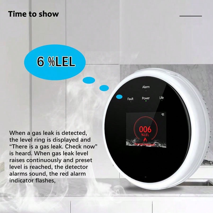 جهاز استشعار إنذار الغاز بتقني - مراجعة Smart Home Automation System وسعره