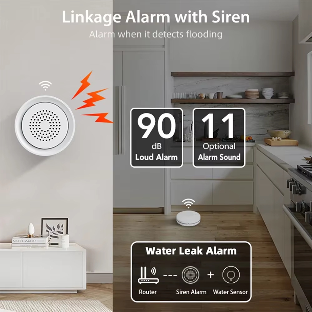جهاز كشف الفيضانات BTLIFE مع إ - مراجعة Smart Home Automation System وسعره