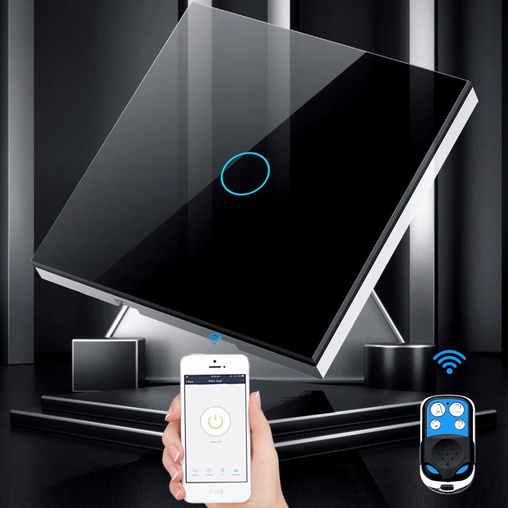 Tuya EU WiFi + RF433 مفتاح الت - مراجعة Smart Home Internet وسعره