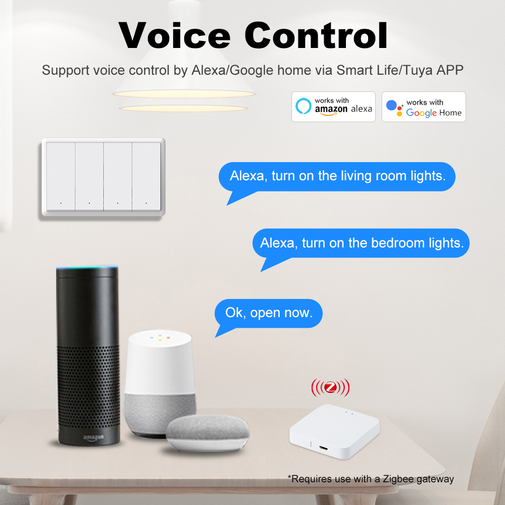 مفتاح إضاءة ذكي من MANHOT بتقن - مراجعة Smart Home Internet وسعره
