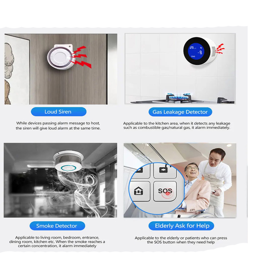 نظام إنذار المنزل الذكي PGST 4 - مراجعة Smart Home Automation System وسعره